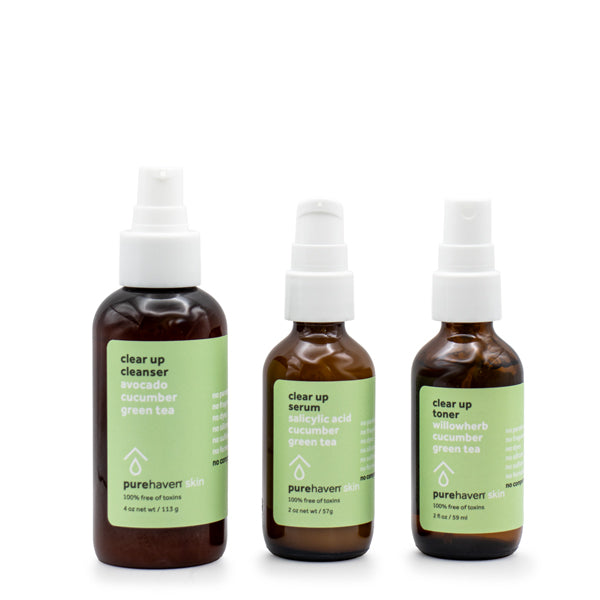 3-piece clear up skin care set