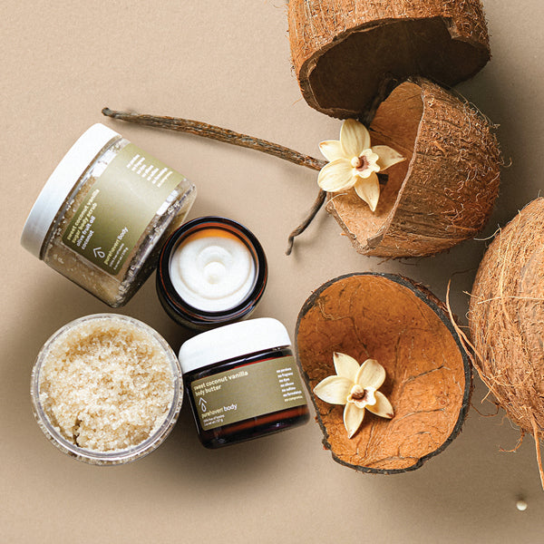 2-piece sweet coconut vanilla set