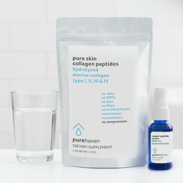 collagen + copper peptide pack