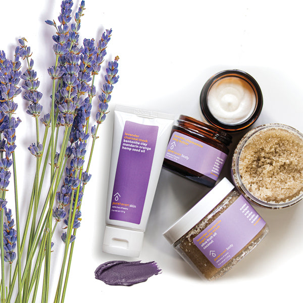 3-piece lavender chamomile set