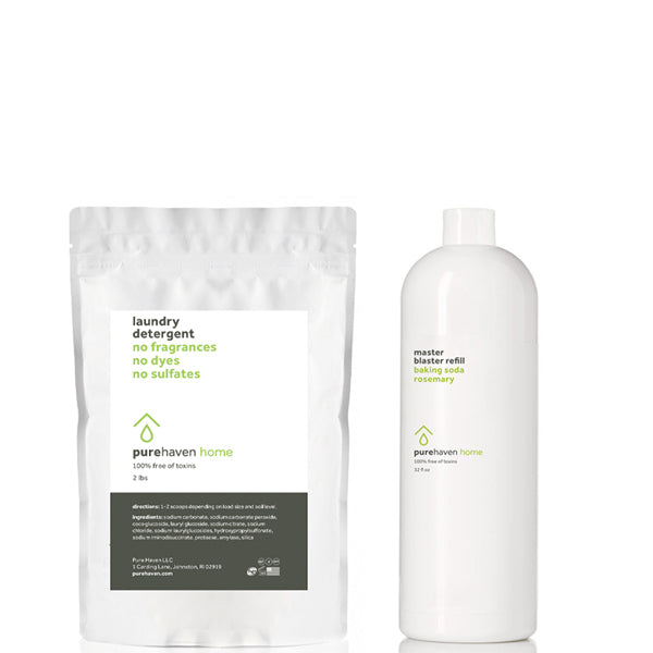 master blaster stain remover and deodorizer + laundry detergent