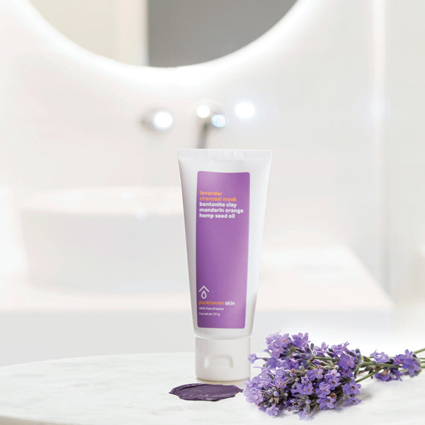 lavender charcoal face mask