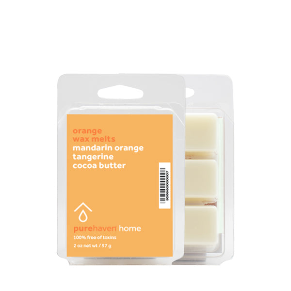 wax melts- NEW orange, NEW lemongrass, lavender, pure mint, and cinnamon