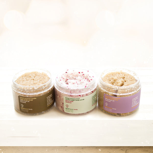 sugar body scrub - holiday scents