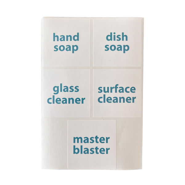 amber bottle stickers