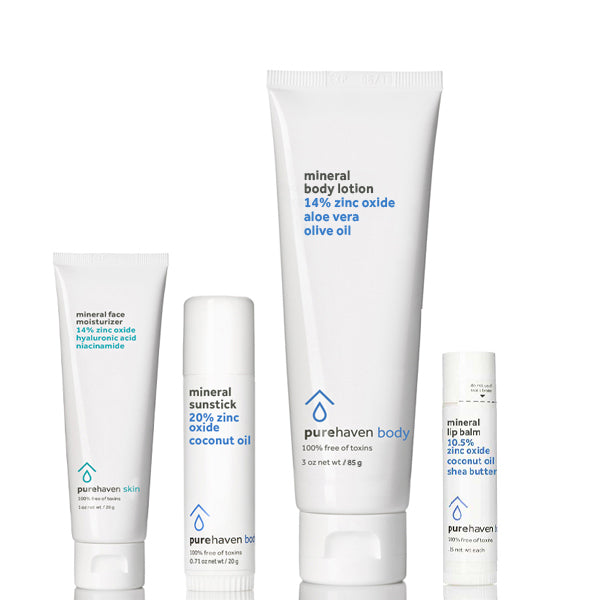 3-piece mineral daily defense set w/FREE mineral lip balm