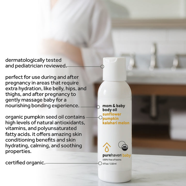 mom & baby body oil