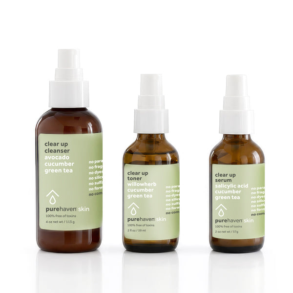 3-piece clear up skin care set
