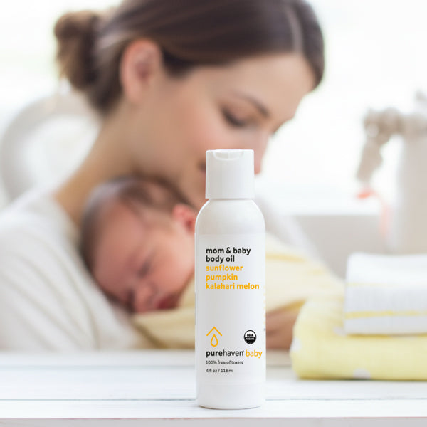 mom & baby body oil