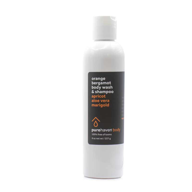 orange bergamot body wash and shampoo