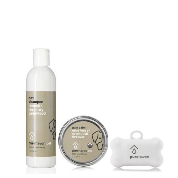 2-piece pet care set with FREE waste bag dispenser