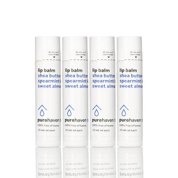 lip balm 4 pack - spearmint flavor