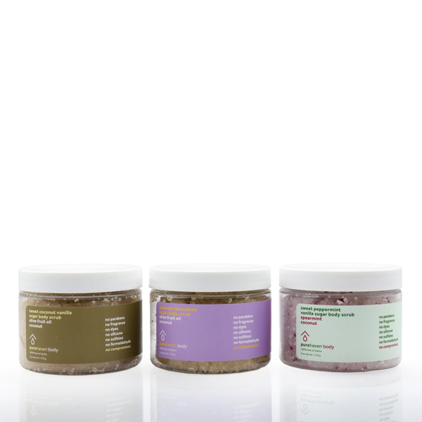 sugar body scrub - holiday scents